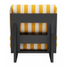 Zuo Shoreline Accent Chair Yellow - Bed & Sofa Hub