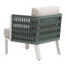 Zuo Bridgehampton Armchair White - Bed & Sofa Hub