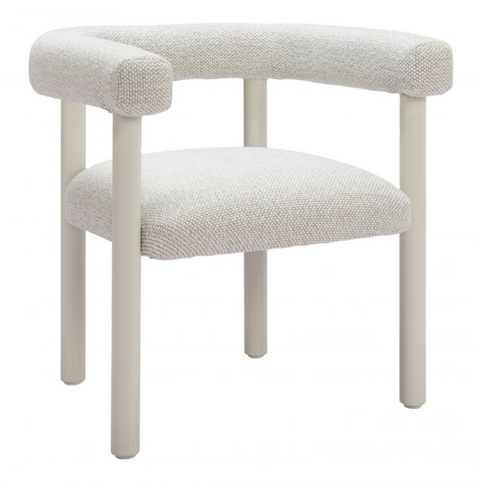 Zuo Sunbath Dining Chair White - Bed & Sofa Hub