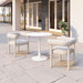Zuo Sunbath Dining Chair White - Bed & Sofa Hub