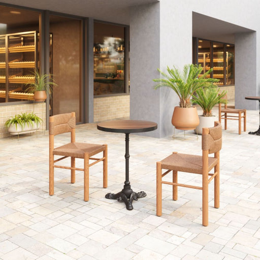 Zuo Iska Dining Chair Natural - Bed & Sofa Hub