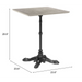 Zuo Alfresco Dining Table Gray - Bed & Sofa Hub