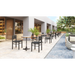 Zuo Gazebo Dining Table Multicolor - Bed & Sofa Hub