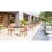 Zuo Gazebo Dining Table Walnut - Bed & Sofa Hub