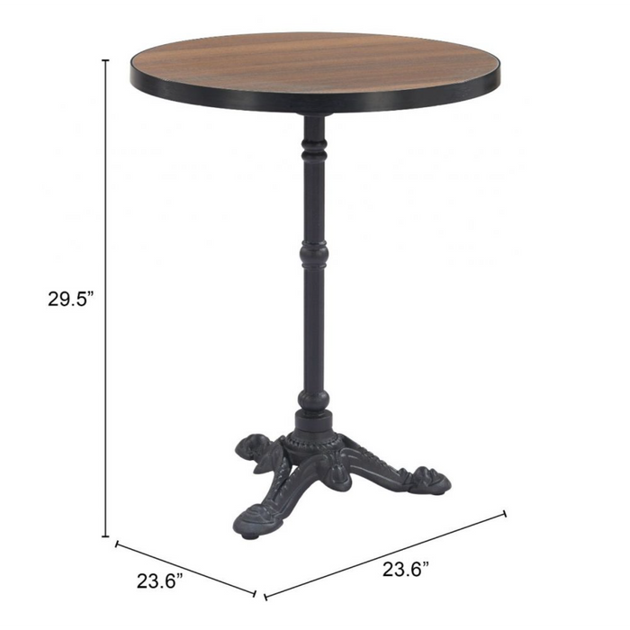 Zuo Gazebo Dining Table Walnut - Bed & Sofa Hub