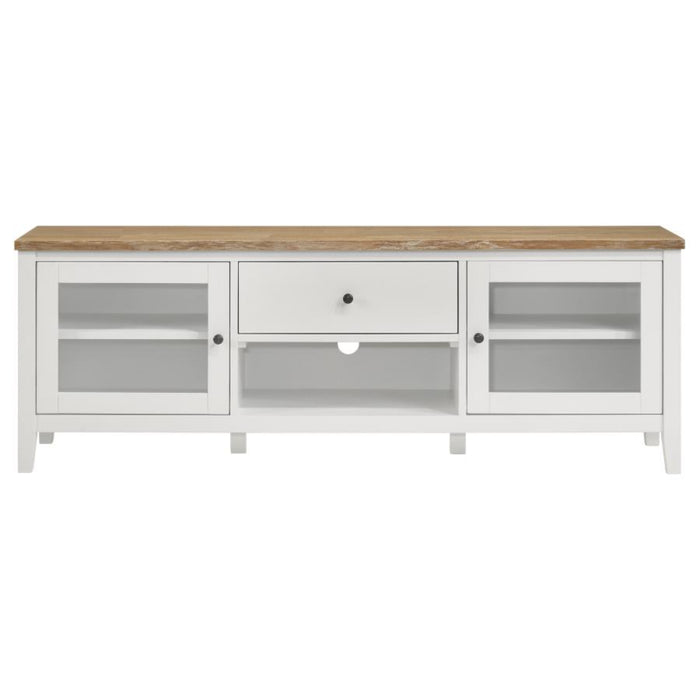 Coaster Hollis 3-piece 67" TV Stand Entertainment Center White - Bed & Sofa Hub
