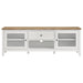 Coaster Hollis 3-piece 67" TV Stand Entertainment Center White - Bed & Sofa Hub