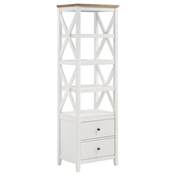 Coaster Hollis 3-piece 67" TV Stand Entertainment Center White - Bed & Sofa Hub