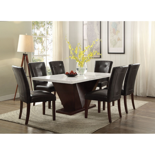 ACME Forbes Dining Table W/Marble Top - Bed & Sofa Hub