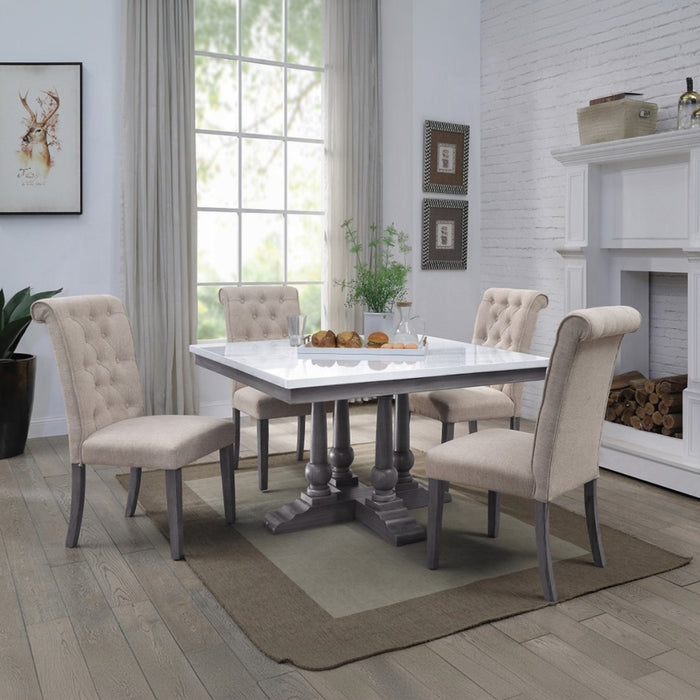 ACME Yabeina Square Dining Table - Bed & Sofa Hub