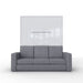 Maxima House Invento European Queen Size Vertical Murphy Bed with Sofa - Bedroom Set - Bed & Sofa Hub