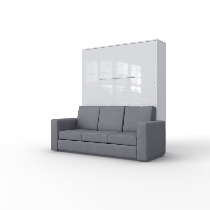 Maxima House Invento European Queen Size Vertical Murphy Bed with Sofa - Bedroom Set - Bed & Sofa Hub