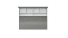 Maxima House Horizontal Murphy Bed Invento, European Full XL Size with cabinet, mattress included IN140H-11W - Bed & Sofa Hub