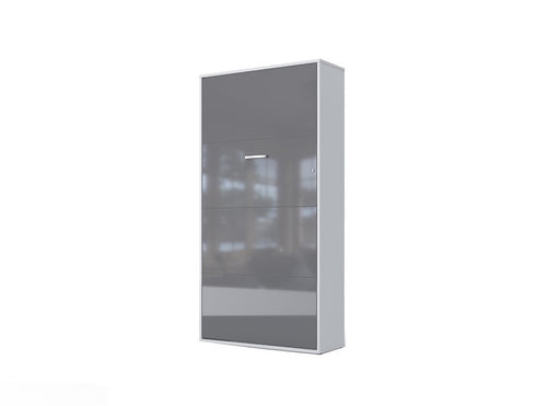 Maxima House Vertical Murphy Bed Invento, European Twin Size with mattress IN-03W - Bed & Sofa Hub
