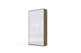 Maxima House Vertical Murphy Bed Invento, European Twin Size with mattress IN-03W - Bed & Sofa Hub
