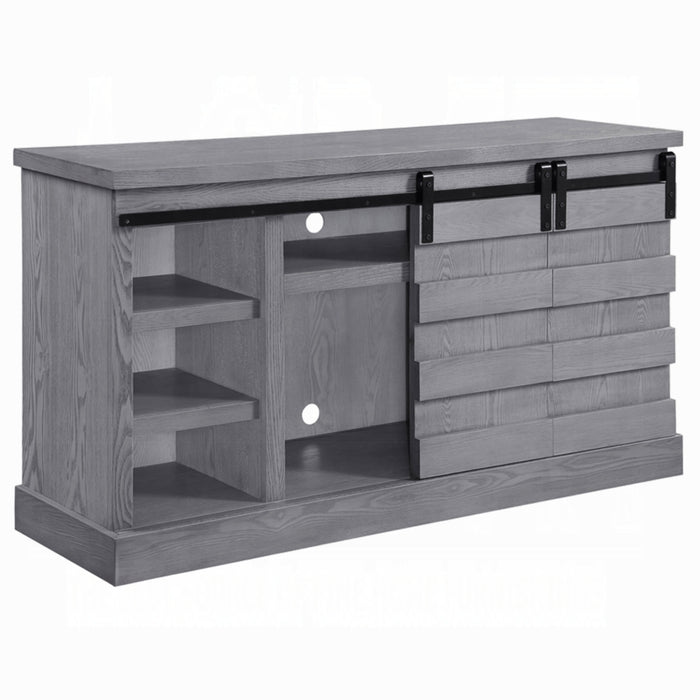 ACME Amrita Tv Stand W/Fireplace - Bed & Sofa Hub