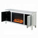 ACME Noralie Tv Stand W/Fireplace - Bed & Sofa Hub