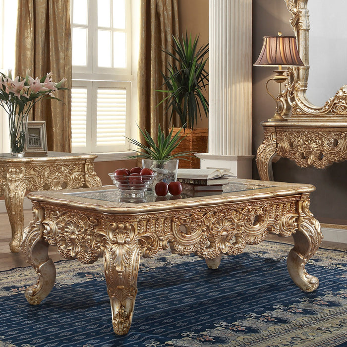 Homey Design Hd-998 G – 3 Pc Coffee Table Set Accent Furniture - Bed & Sofa Hub