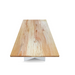 Maxima House Solid Oak Wood Dining Table with Metal Legs. - Bed & Sofa Hub