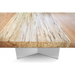 Maxima House Solid Oak Wood Dining Table with Metal Legs. - Bed & Sofa Hub