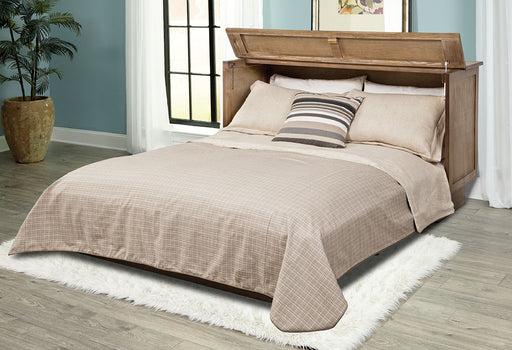 Arason Enterprises Creden-ZzZ Brussels Ash Queen Size Cabinet Bed 543-15 - Bed & Sofa Hub