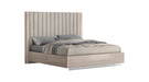 Whiteline Modern Living Waves Bed Queen BQ1753 - Bed & Sofa Hub