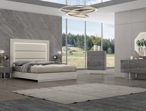 Whiteline Modern Living Chloe Bed King BK1888 - Bed & Sofa Hub