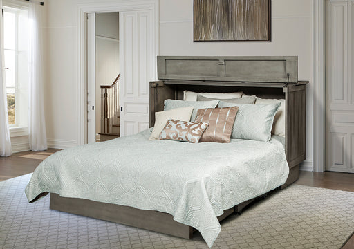 Arason Enterprises Creden-ZzZ Brussels Charcoal Queen Size Cabinet Bed 543-20 - Bed & Sofa Hub