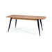 Maxima House Ula Extendable Oak Wood Dining Table - Bed & Sofa Hub