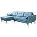 Maxima House Sectional sleeper Sofa with storage Left Facing Chaise BEN009 - Bed & Sofa Hub