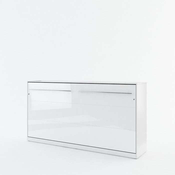 Maxima House European Horizontal Twin Size Murphy Bed Brescia with mattress CP-06 - Bed & Sofa Hub