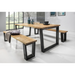 Maxima House Solid Wood Dining Set Bellini - Bed & Sofa Hub