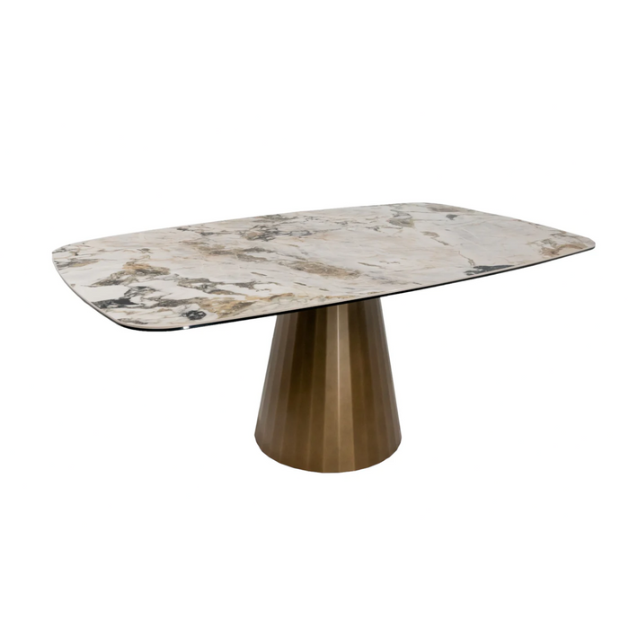 Maxima House Dining set GINEVRA Ceramic Dining Table - Bed & Sofa Hub
