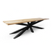 Maxima House EDDER-2X Oak wood Dining Table - Bed & Sofa Hub