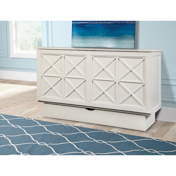 Arason Enterprises Creden-ZzZ Essex White Queen Size Cabinet Bed - Bed & Sofa Hub