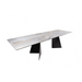 Maxima House Extendable Dining Table ALBERTO with ceramic top - Bed & Sofa Hub