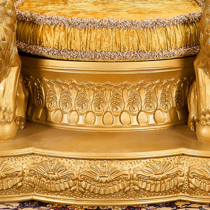 Homey Design Hd-1800 – Lion Throne Accent Chair - Bed & Sofa Hub