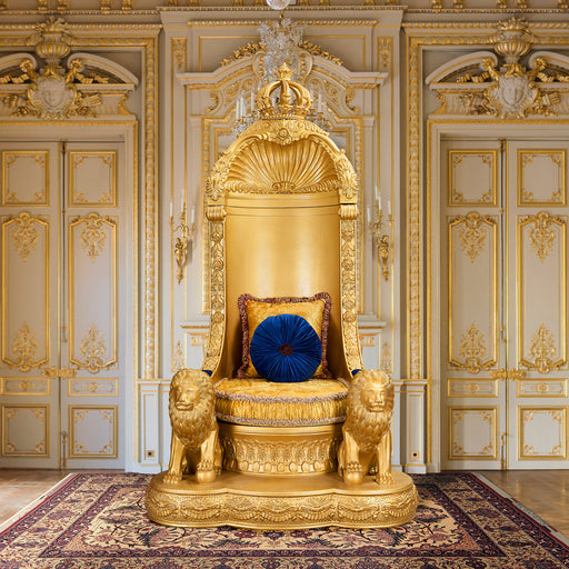 Homey Design Hd-1800 – Lion Throne Accent Chair - Bed & Sofa Hub