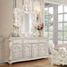 Homey Design HD-8008 4PC BEDROOM SET IVORY - Bed & Sofa Hub