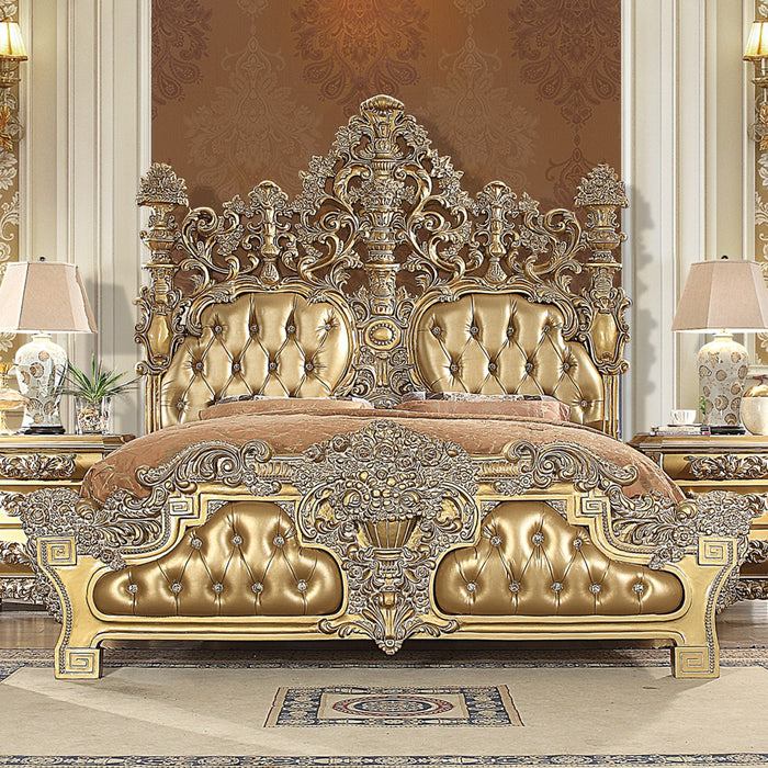 Homey Design Hd-8016 – 4 Pc Bedroom Set - Bed & Sofa Hub