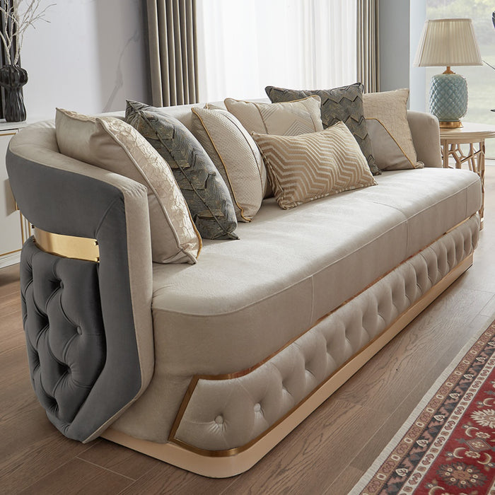 Homey Design HD-9008- 3PC SOFA Living Room Set HD-9008-SET3 - Bed & Sofa Hub