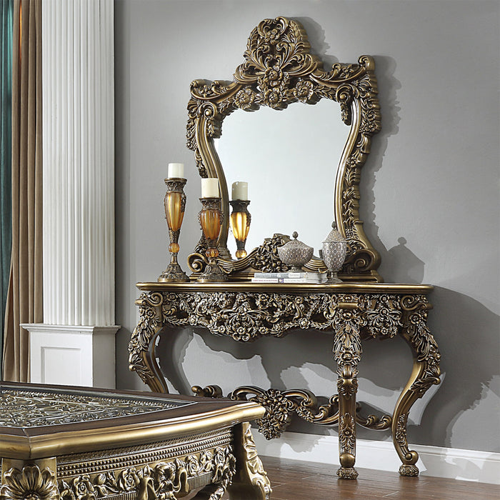 Homey Design Hd-905 Br – Console Table - Bed & Sofa Hub