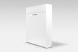 Maxima House Invento Horizontal Wall Bed, European Twin Size with a cabinet on top IN90H-12W - Bed & Sofa Hub