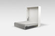 Maxima House Invento Horizontal Wall Bed, European Twin Size with a cabinet on top IN90H-12W - Bed & Sofa Hub