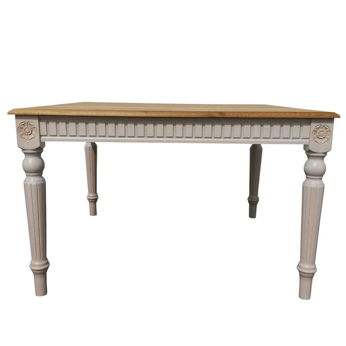 Maxima House Solid Wood Dining Table Badi Square - Bed & Sofa Hub