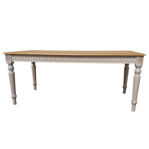 Maxima House Badi Rectangular Solid Wood Dining Table - Bed & Sofa Hub