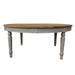 Maxima House Solid Wood Round Dining Table Badi, for Up to 6 People - Bed & Sofa Hub