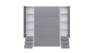 Maxima House Murphy Bed Vertical Invento, European Queen Size with mattress and 2 cabinets IN160V-07W - Bed & Sofa Hub