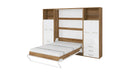 Maxima House Vertical Murphy Bed Invento , European Full XL with 2 cabinets IN140VLED-10W - Bed & Sofa Hub