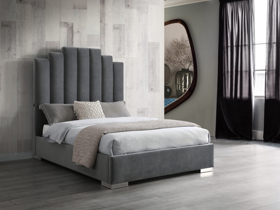Whiteline Modern Living Jordan Queen Bed BQ1688F - Bed & Sofa Hub